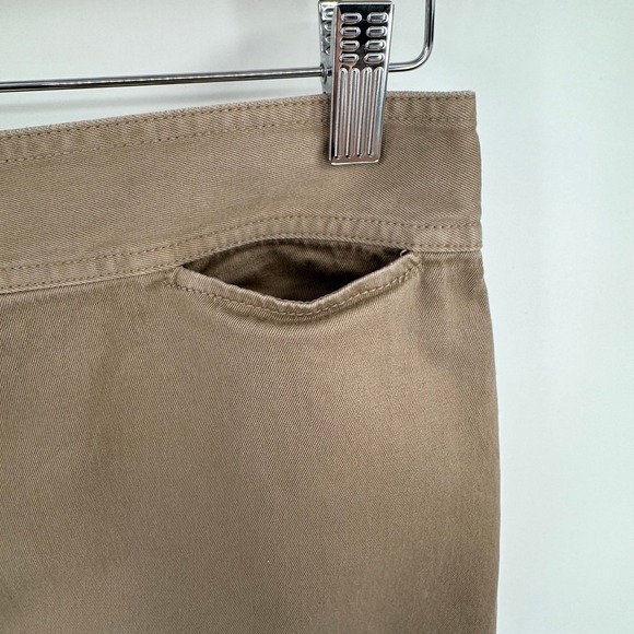 J Crew Dusty Khaki Side-Button Pencil Skirt in Stretch Chino Skirt Women's Sz 4 - Picture 6 of 13